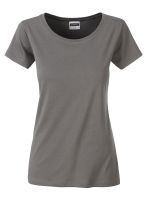 Damen Shirt mid-grey Bio-Baumwolle Tradition Daiber