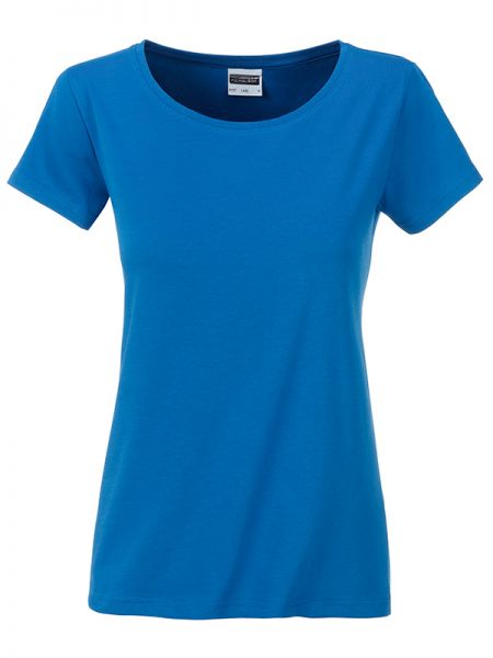 Damen Shirt cobalt Bio-Baumwolle Tradition Daiber