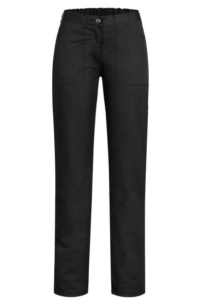 Damen-Hose schwarz mit Gummibund regular fit | GREIFF Basic 5313