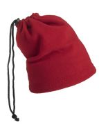 Balaclava - Mütze und Schal in einem – rot