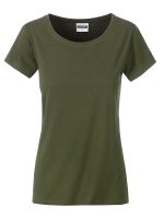Damen Shirt olivgrün Bio-Baumwolle Tradition Daiber
